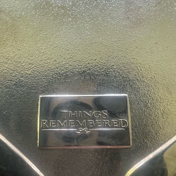 THINGS REMEMBERED Heart Shaped Jewelry Box Trinket Silverplate - Picture 7 of 7